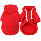 Autumn Winter Dog Zipper Pocket Cat Sweater Outfit