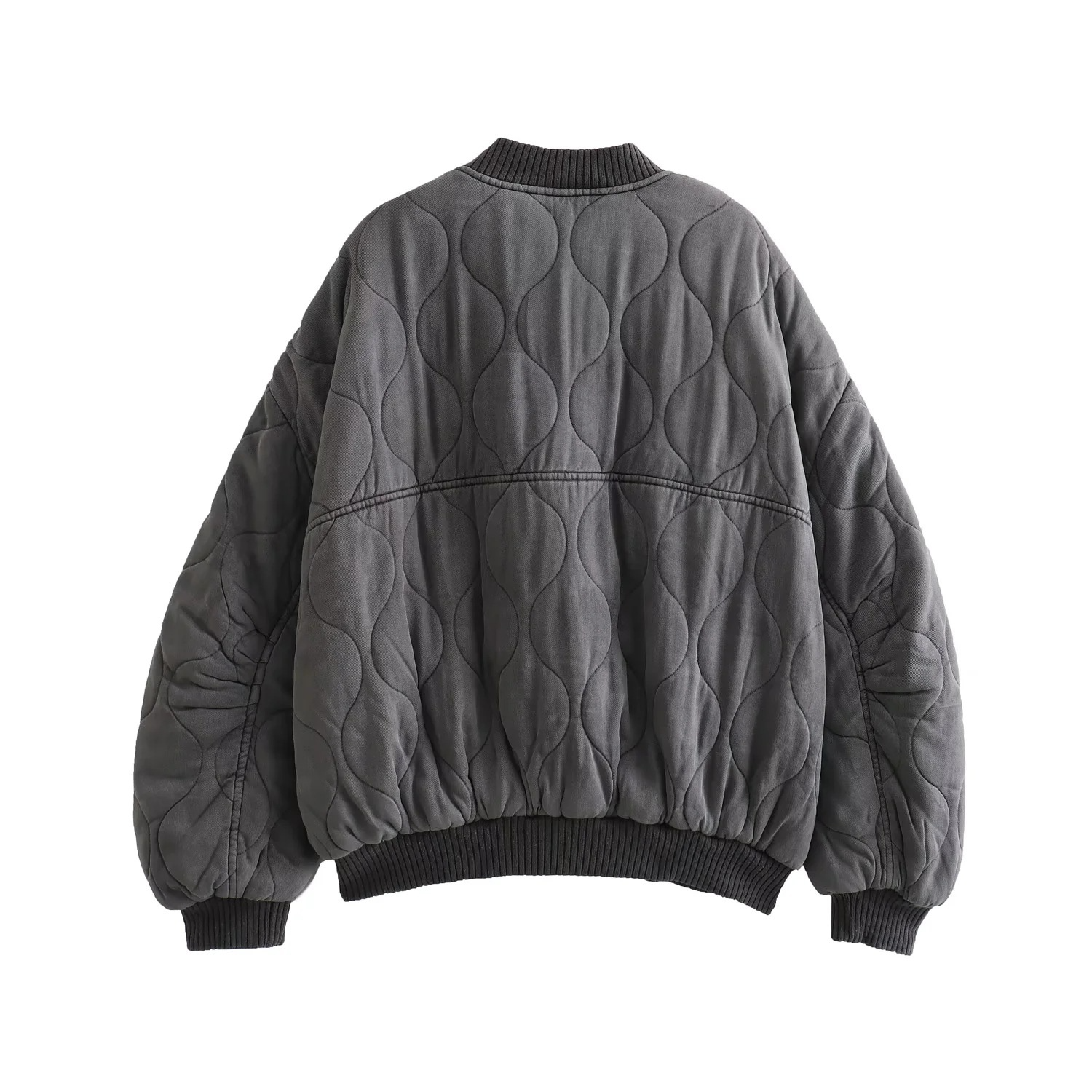 Women's Fashionable Casual All-match Loose Cotton-padded Jacket