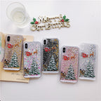 Santa Claus Christmas Tree Phone Case for iPhone & Samsung | Protective Cover