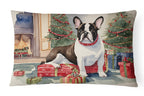 French Bulldog Christmas Throw Pillow