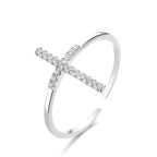 Simple Cross Open Ring in Design