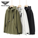 Men's Windproof Waterproof Climbing Jacket for Outdoor Sports