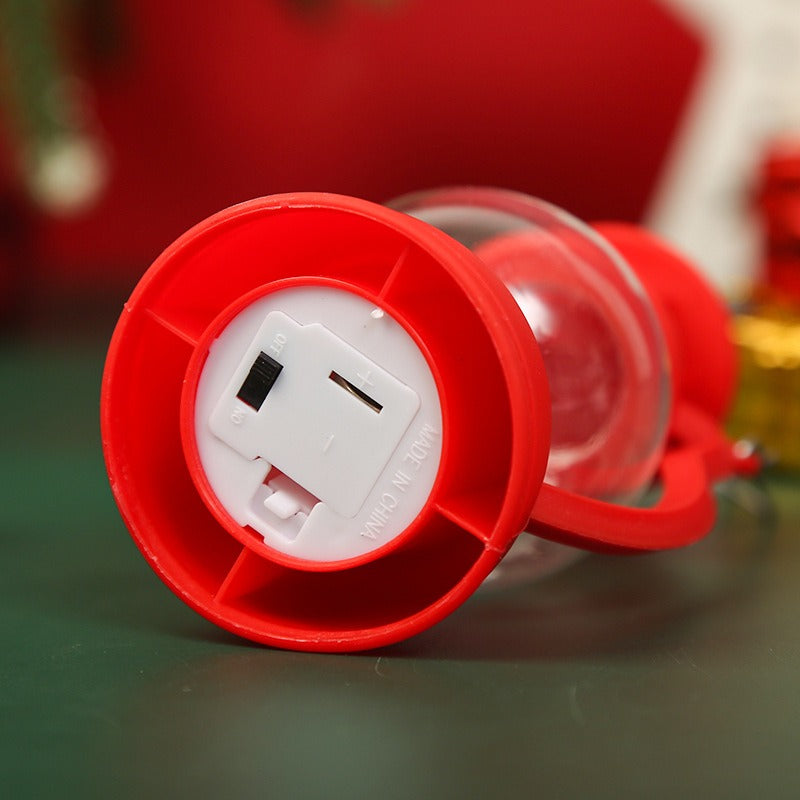 Christmas LED Portable Small Oil Lamp