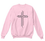 Faith Cross Graphic Women's Casual Sweatshirt | Streetwear