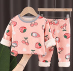 All-in-One Thick Thermal Fleece Suit for Boys