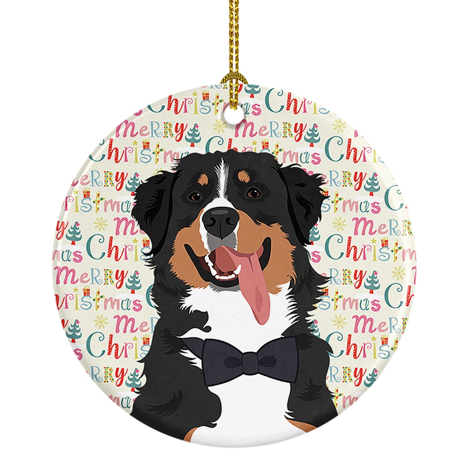 Bernese Mountain Dog #1 Christmas Ceramic Ornament