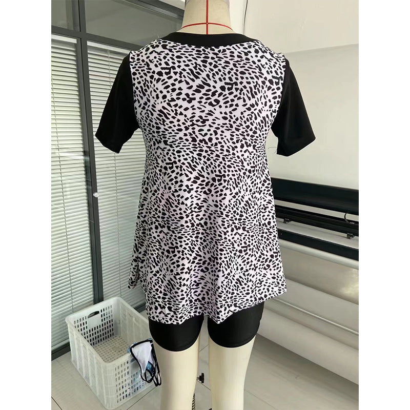 2022 Women's Plus Size Polka Dot Tankini Swimsuit Set