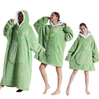 Home Wear Wearable Lazy Double-sided Comfortable Cotton Nightgown For Women