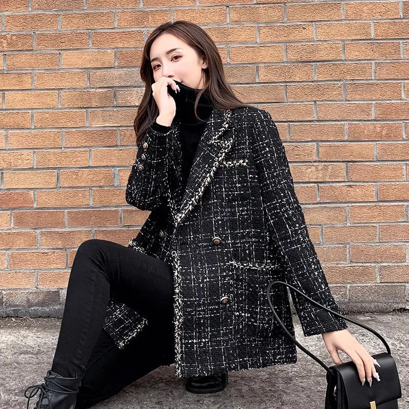 Woolen Coat for Women - Autumn Winter Korean Style