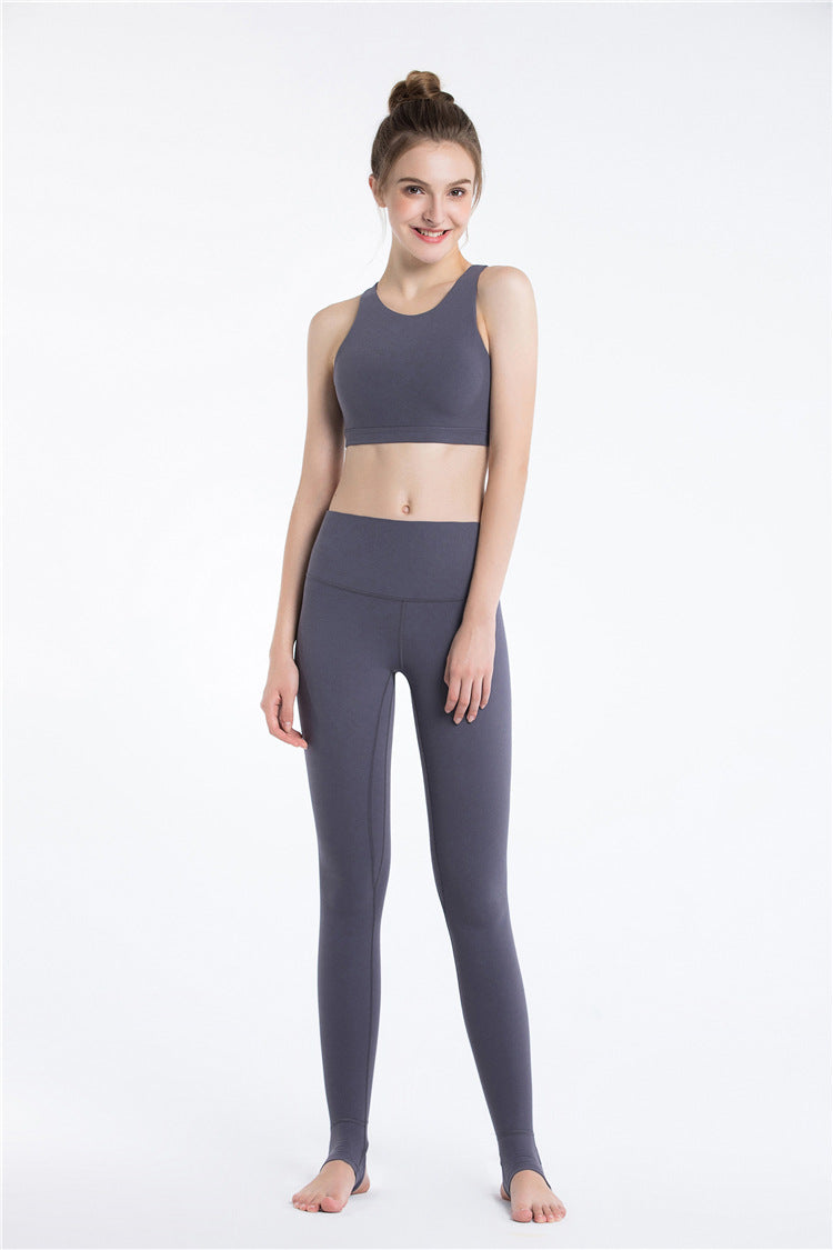 2019 Cross-Back High Neck Sports Bra & Yoga Tank Top