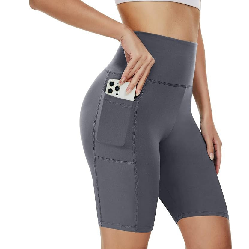 High Waist Pocket Women's Sweat Shorts