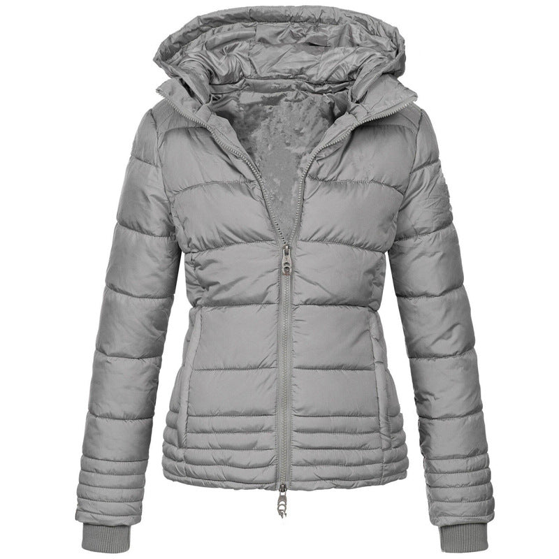 Slim Korean Hooded Loose Cotton Jacket