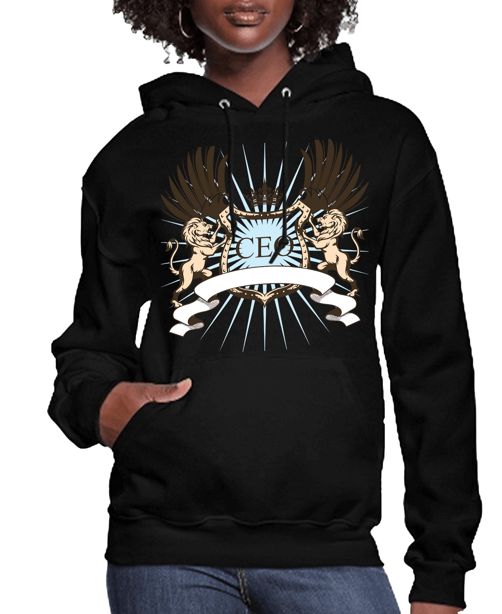 CEO Lion Crest Women’s Hoodie | Streetwear
