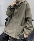 Stylish Oversized Hip Hop Men’s Hoodie in Solid Color | Streetwear