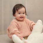 Thick Needle Wool Pullover Sweater for Infants | Streetwear