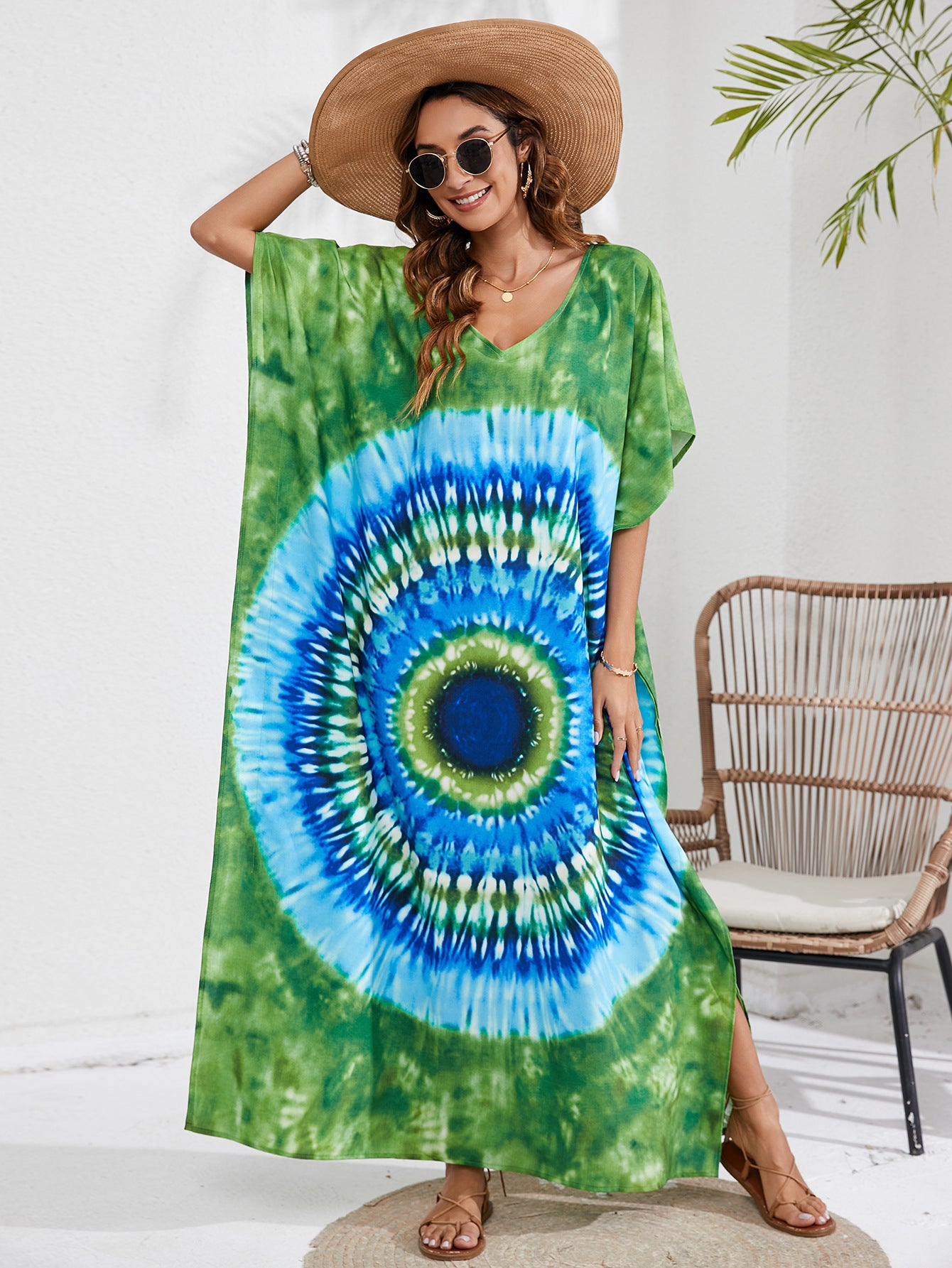44-Color Cross-Border Beach Cover-Up and Dress 1D196