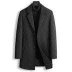 Men's Casual Single Breasted Wool Blazer Jacket
