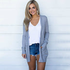Cardigan Jackets with Functional Pockets