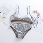 Six Rabbit Satin Comfort Wireless Bralette Set