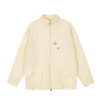 Men's Stand Collar Cardigan Sweater - European Style