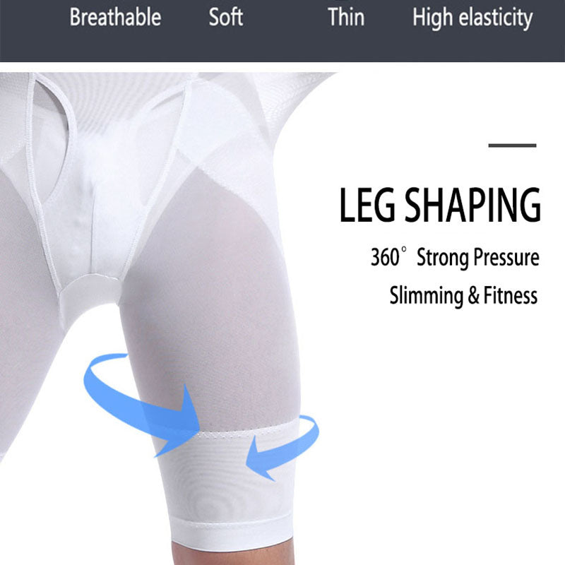 High-Waisted Body Shaper Panties for Men