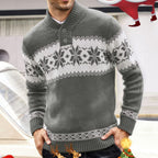 Men's Casual Solid Knitted Pullover Sweater (Long Sleeve) | Streetwear