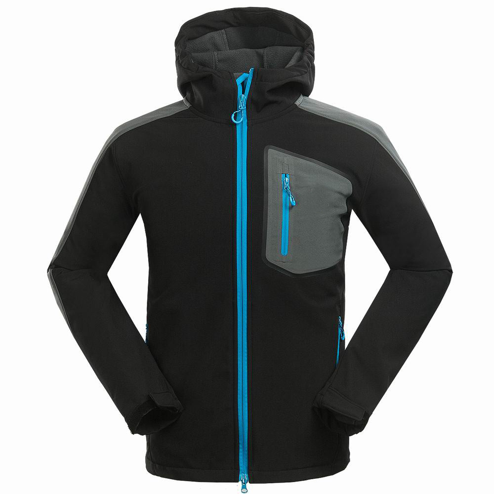 Men's Outdoor Soft Shell Jacket for Mountaineering & Leisure