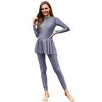 Modest Full-Coverage Long-Sleeve Swim Top