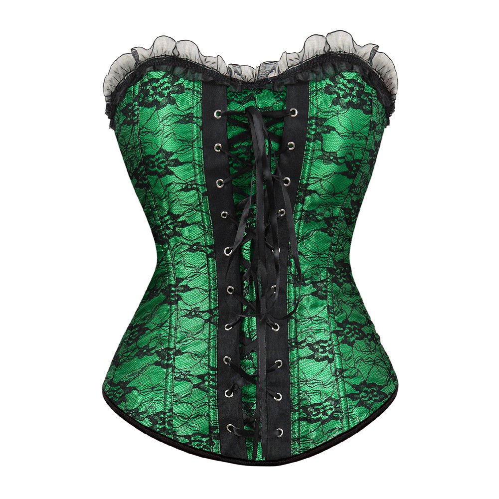 Lace Fabric Double Adjustable Bodysuit