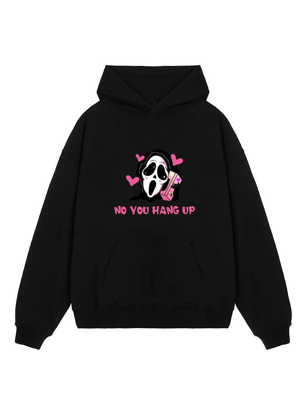 Cute Printed Long Sleeve Hooded Sweater for Women