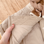 Girl's Autumn Padded Cardigan Jacket