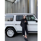 Women's Mid-Length Trench Coat - Fashionable Style
