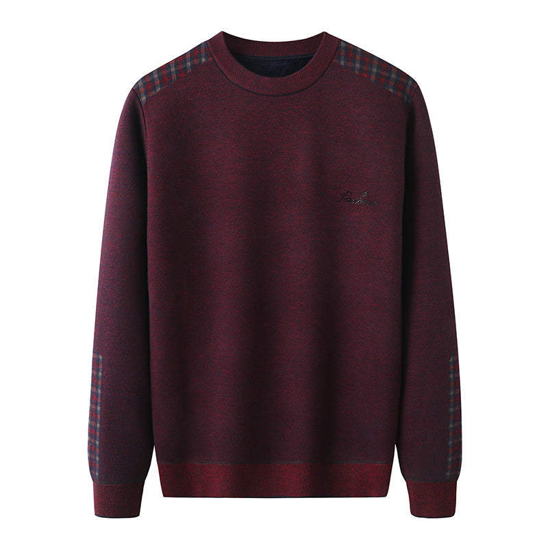 Aokang Plus Velvet Padded Sweater for Autumn/Winter