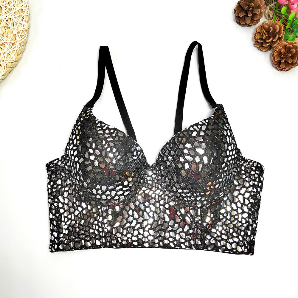 French Fishbone Corset Top for Nightclub Wear