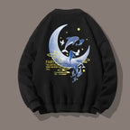 Men's Long Sleeve Hoodie with Japan Streetwear Print | Streetwear
