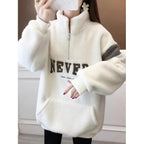 Women's Thick Velvet Padded Sweater for Winter