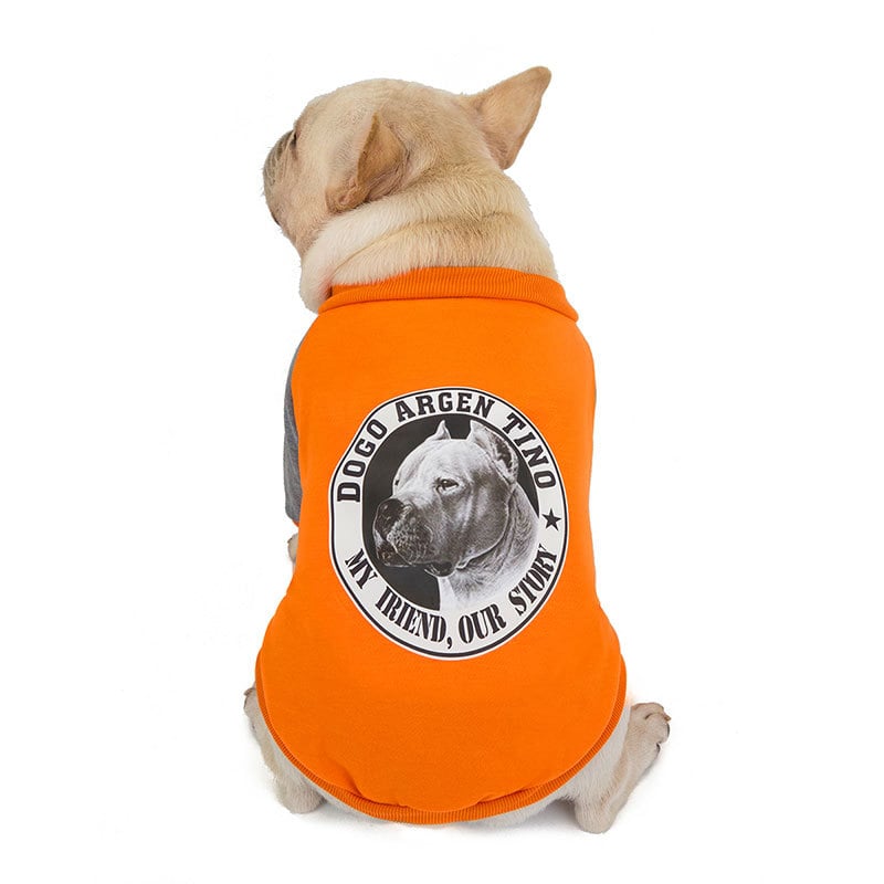 Fat Dog Pug Velvet Sweater for Small and Medium Dogs