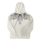 VERSMA Vintage White Hoodie for Men and Women | Streetwear