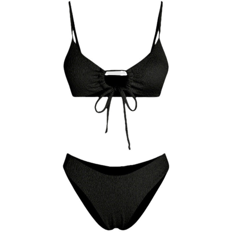 New Style Two-Piece Bikini Cutout Swimwear Set