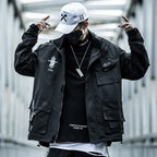 11 BYBB'S DARK 2021 Multi-pocket Black Windbreaker Jacket