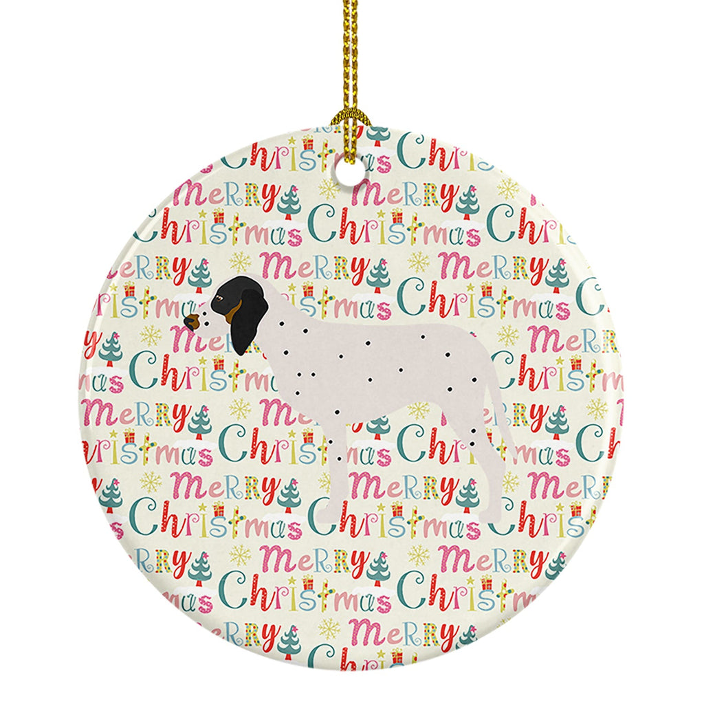 Gascon Saintongeois Merry Christmas Ceramic Ornament