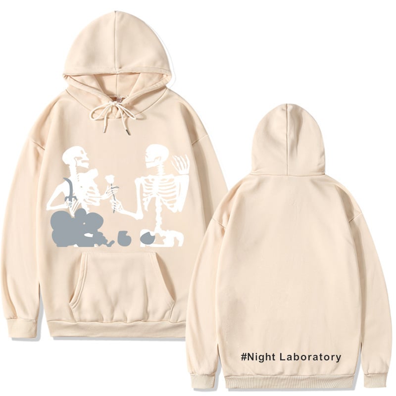 Korean Style Versatile Personality Hoodie for Night Lab | Streetwear