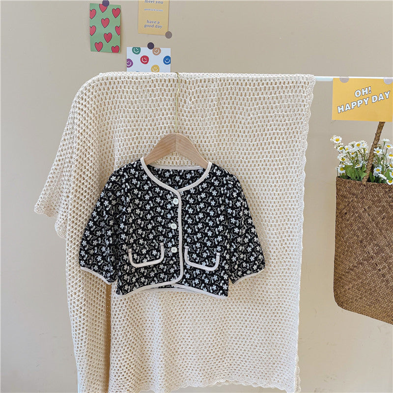 New Wave Baby Small Fragrance Jacket for Fall/Winter