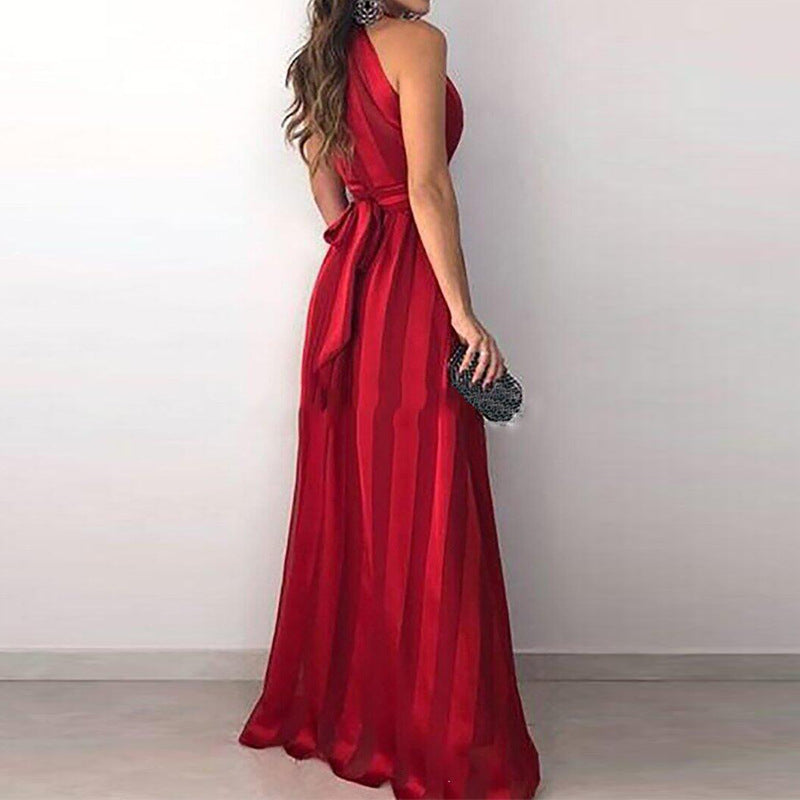 2024 Summer Women's Sexy V-Neck Casual Long Dress