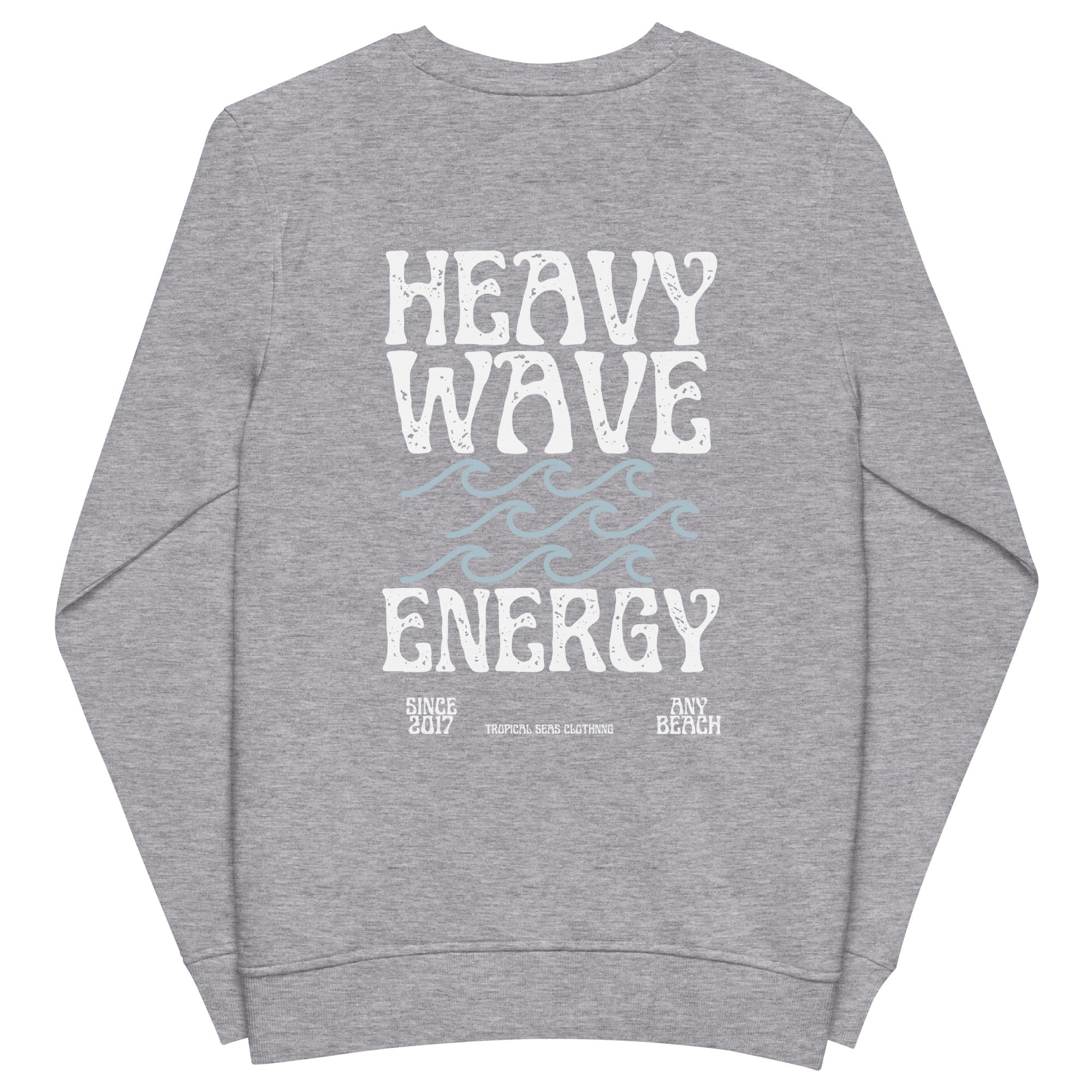 Men's Heavy Wave Energy Organic Sweatshirt | Streetwear