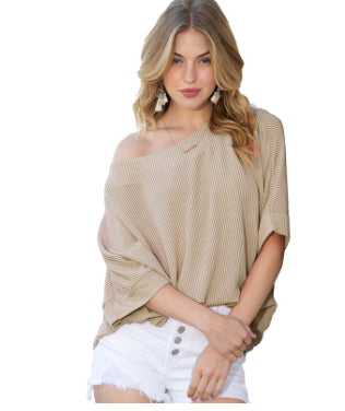 Casual Solid Color Batwing Sleeve Sweater for Women