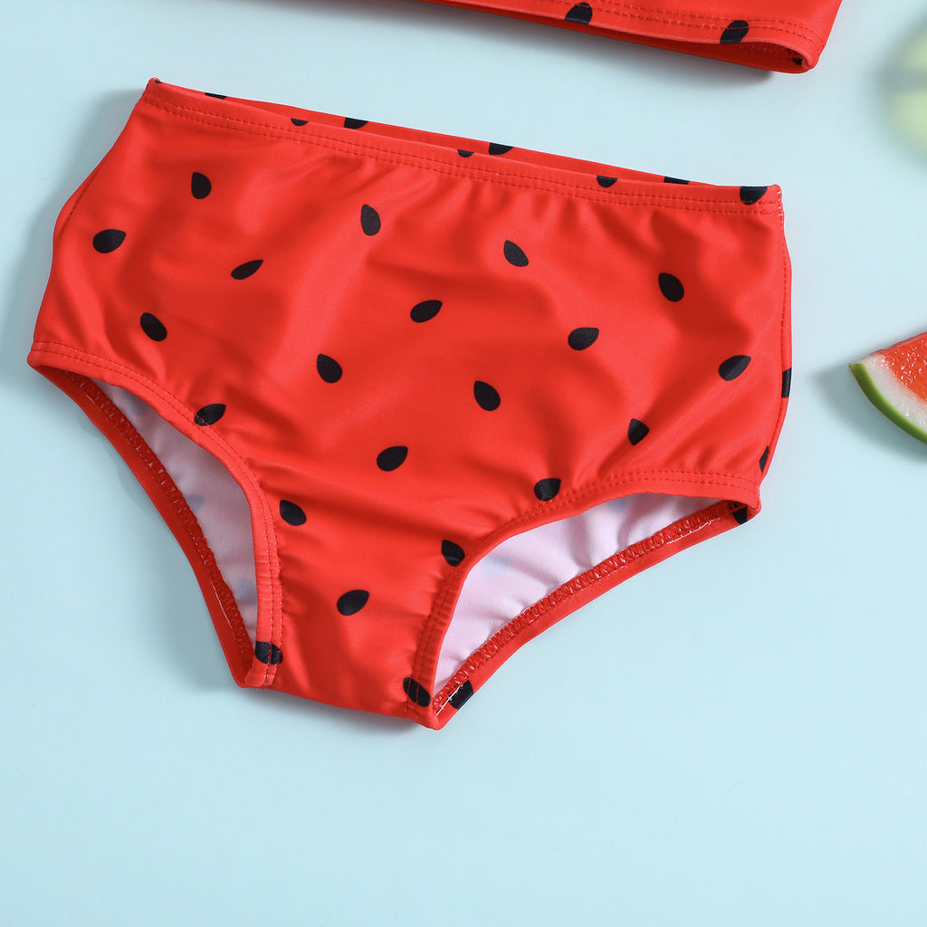 New Girls' Cute One-Piece Bikini Set for Swimming