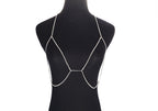 Rhinestone Bralette Body Chain