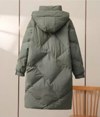 Plus Size Women's Thickened Mid-Length Cotton Coat