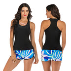 Onihua Sleeveless Two-Piece Surfing Swimsuit